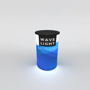 WaveLight Air Inflatable LED Lit Display Counter | Circular 1m tall