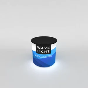 WaveLight Air Inflatable LED Lit Display Counter | Circular Mini