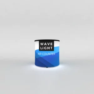 WaveLight Air Inflatable LED Lit Display Counter | Circular Mini