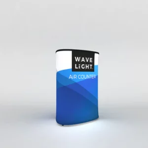 WaveLight Air Inflatable LED Lit Display Counter | Triangular