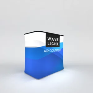WaveLight Air Inflatable LED Lit Display Counter | Rectangular