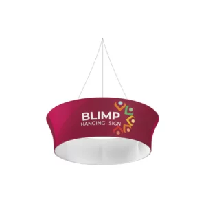 Hanging Display - WaveLine Blimp Sign | Circular - Tapered