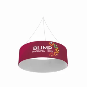 Hanging Display - WaveLine Blimp Sign | Circular